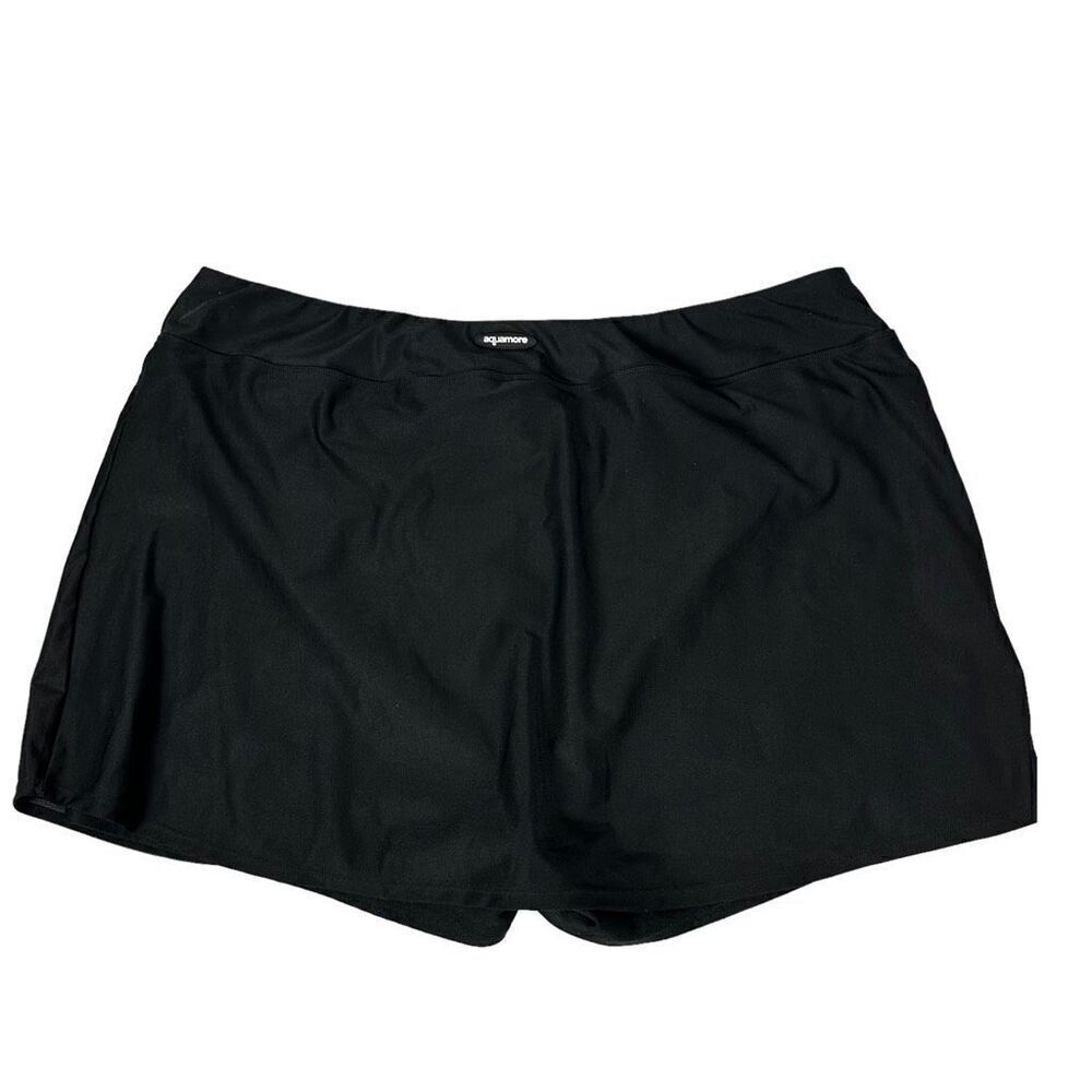 Aquamore Black Swim Skort size 24W